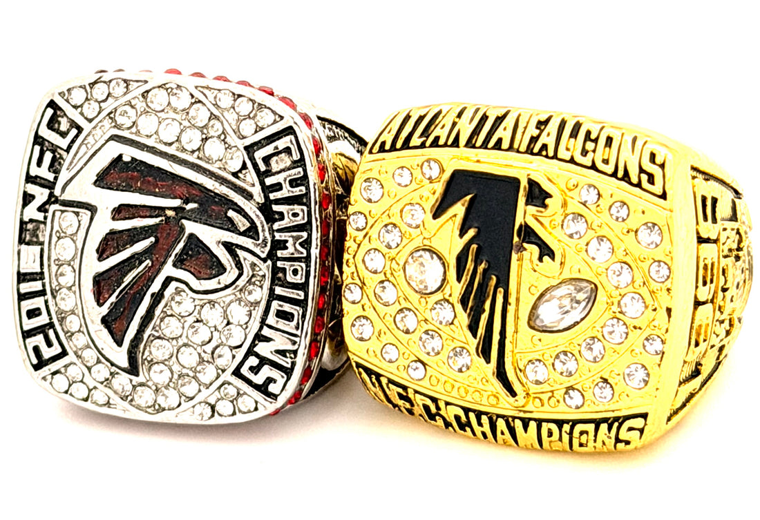 NFL / 1998 and 2016 Atlanta Falcons NFC Championship Rings set
