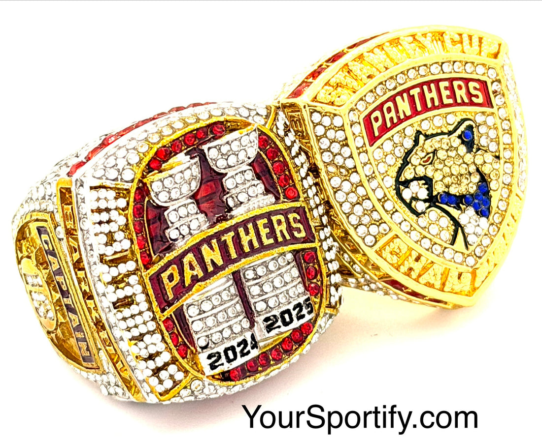 NHL / 2024 and 2025 Florida Panthers Stanley Cup Championship Rings Set