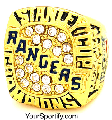 NHL / 1994 New York Rangers Stanley Cup Championship Ring / Messier