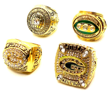 Green Bay Packers 1966 1967 1996 2010  Championship Rings set