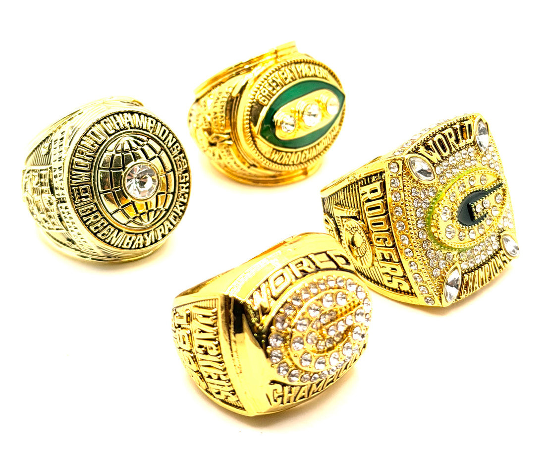Green Bay Packers 1966 1967 1996 2010  Championship Rings set