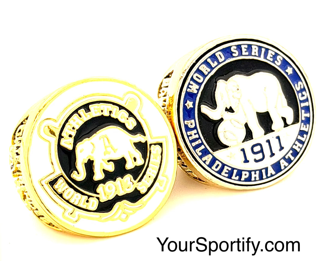 MLB / 1911 and 1913 Oakland Athletics ( A’S ) World Series Championship RingA set