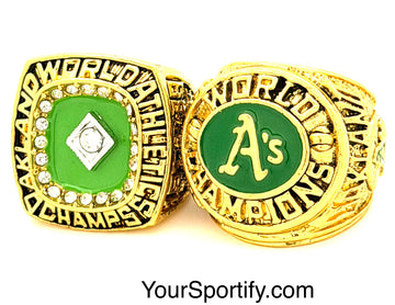 MLB - 1974 and 1989 Oakland Athletics A’S World Series Championship Rings Set