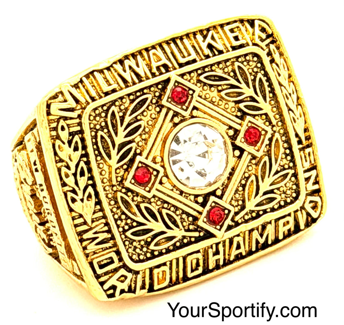 NBA / 1957 Milwaukee ( Atlanta ) Braves World Series Championship Ring