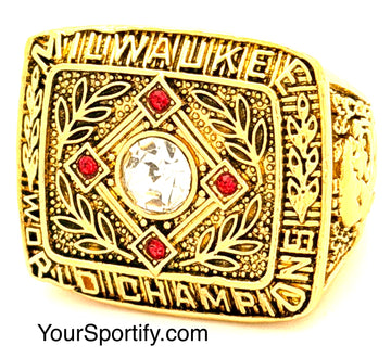 NBA / 1957 Milwaukee ( Atlanta ) Braves World Series Championship Ring