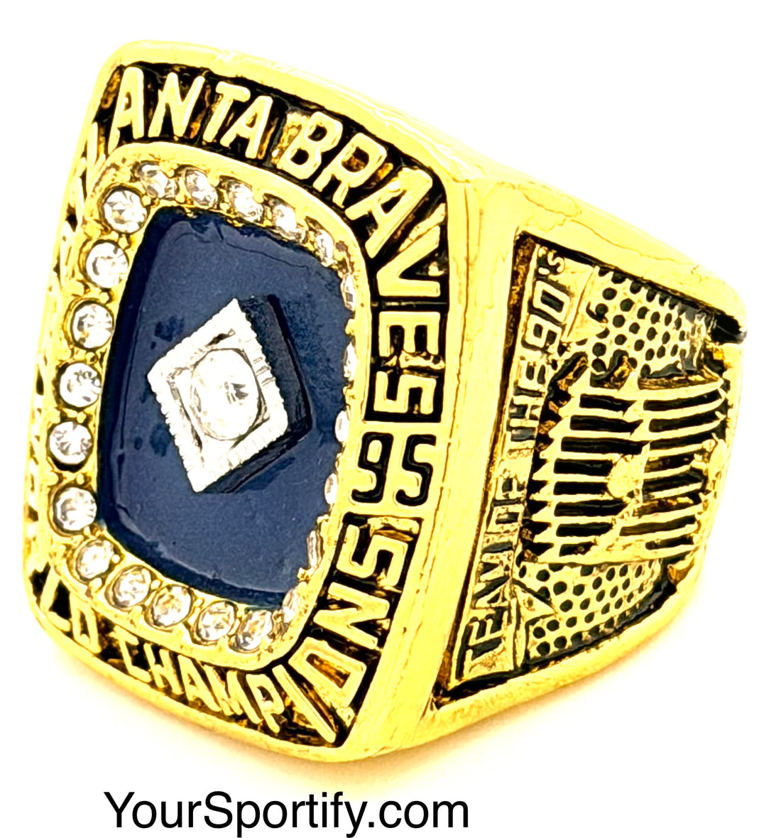 MLB / 1995 Atlanta Braves World Series Championship Ring / Cheaper Jones