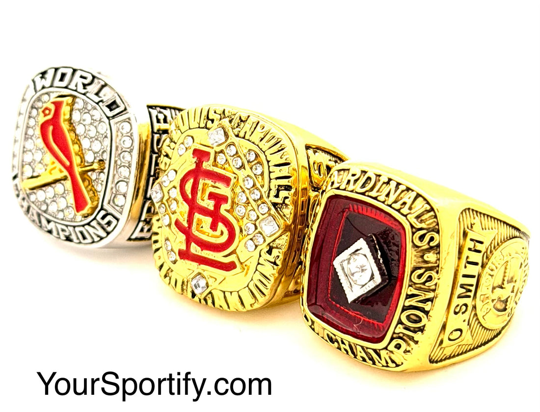 MLB / 1982 2006 2011 St. Louis Cardinals World Series Championship Rings Set