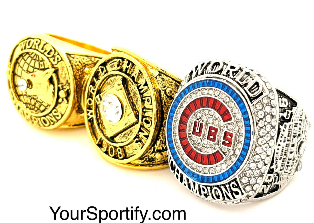 MLB - 1907 1908 2016 Chicago Cubs World Series Championship Rings Set