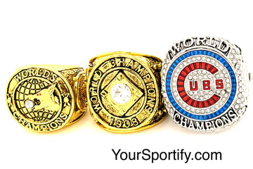 MLB - 1907 1908 2016 Chicago Cubs World Series Championship Rings Set