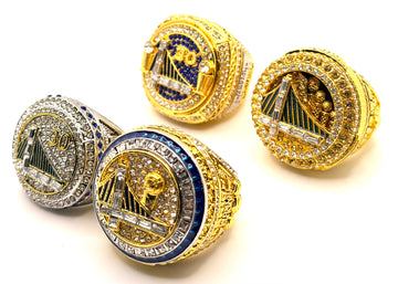 Golden State Warriors 2015 2017 2018 2022 Championship Rings Set