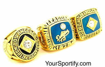 MLB / 1959 1978 1981 Los Angeles Dodgers World Series Championship Rings Set