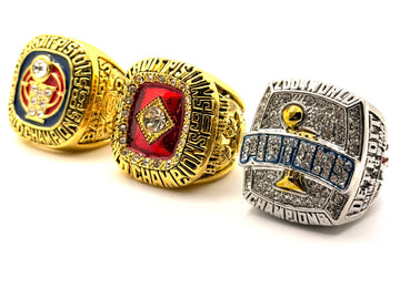 Detroit Pistons 1989 1990 2004 Championships Rings Set