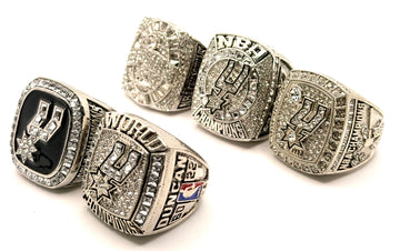 San Antonio Spurs 1999 2003 2005 2007 2014 Championship Rings set