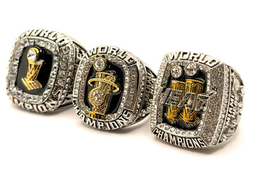 Miami Heat 2006 2012 2013  Championship Rings set