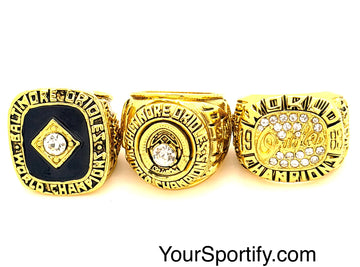 MLB / 1966 1970 1983 Baltimore Orioles World Series Championship Rings Set
