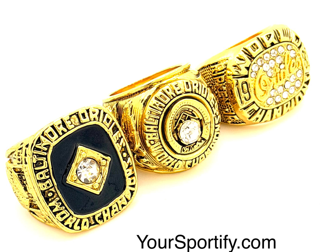 MLB / 1966 1970 1983 Baltimore Orioles World Series Championship Rings Set