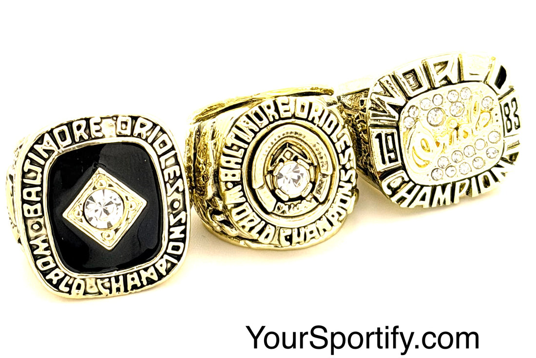 MLB / 1966 1970 1983 Baltimore Orioles World Series Championship Rings Set