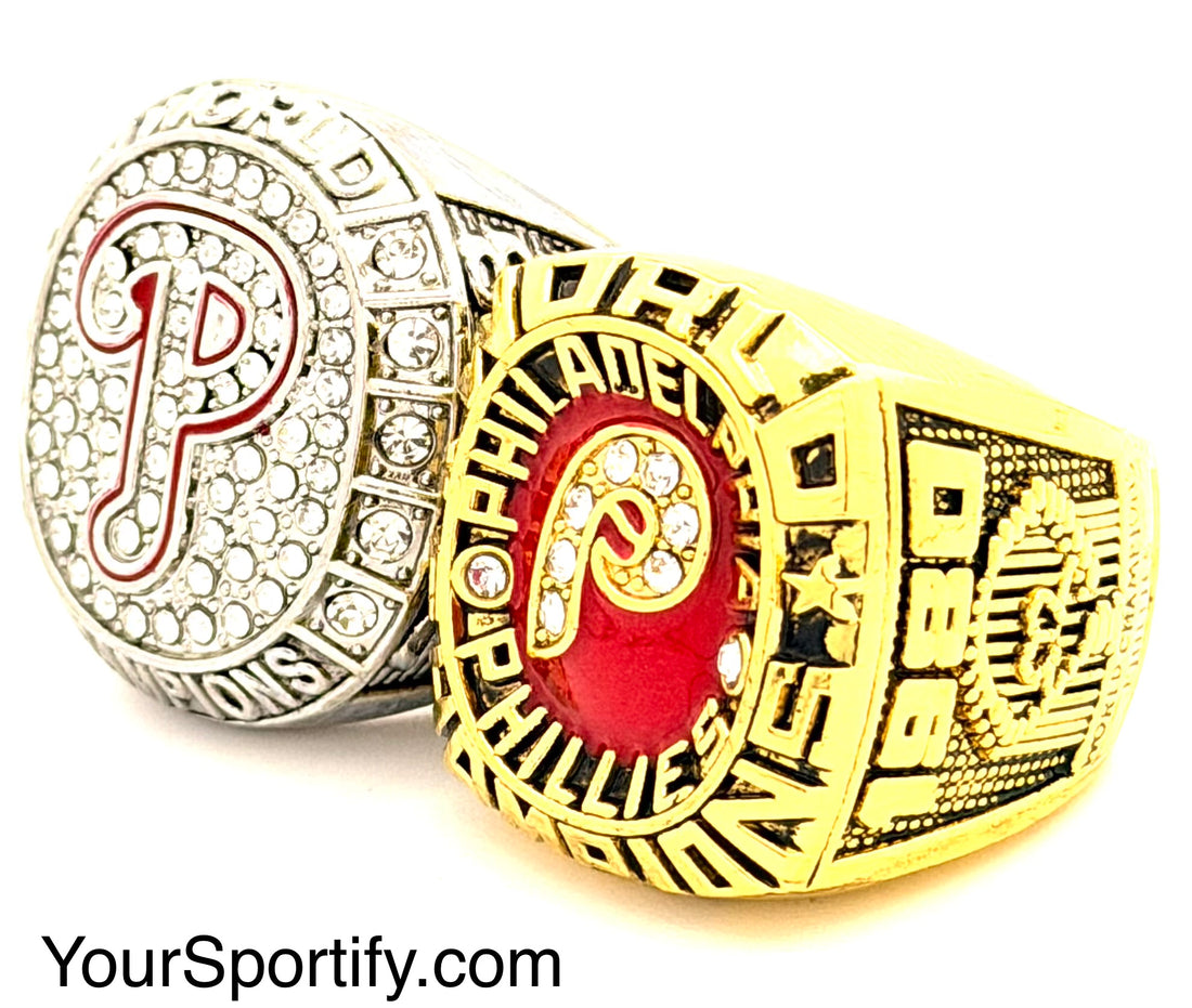 MLB / 1980 AND 2008 Philadelphia Phillies World Series Championship Rings Set