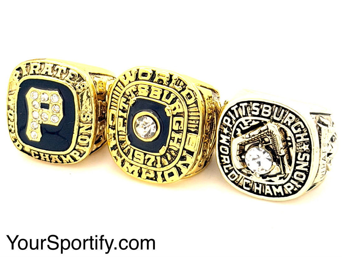 MLB / 1960 1971 1979 Pittsburgh Pirates World Series Championship rings set