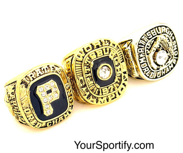 MLB / 1960 1971 1979 Pittsburgh Pirates World Series Championship rings set
