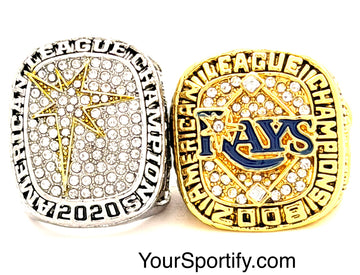 MLB / 2008 and 2020 Tampa Bay Rays World Series Championship Rings Set