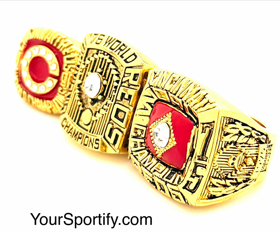 MLB / 1975 1976 1990 Cincinnati Reds World Series Championship Rings Set