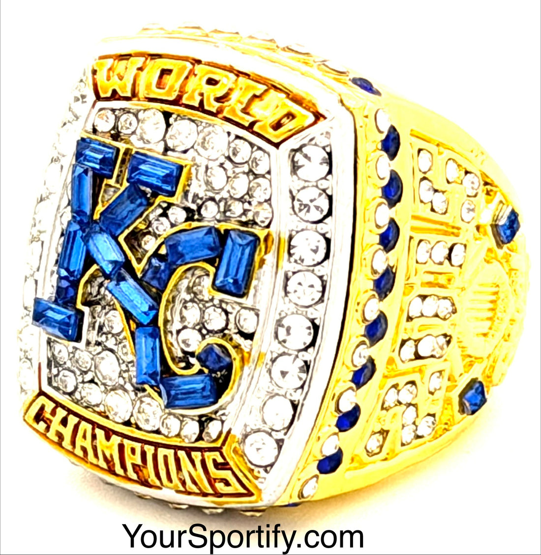 MLB / 2015 Kansas City Royals World Series Championship Ring / Glass