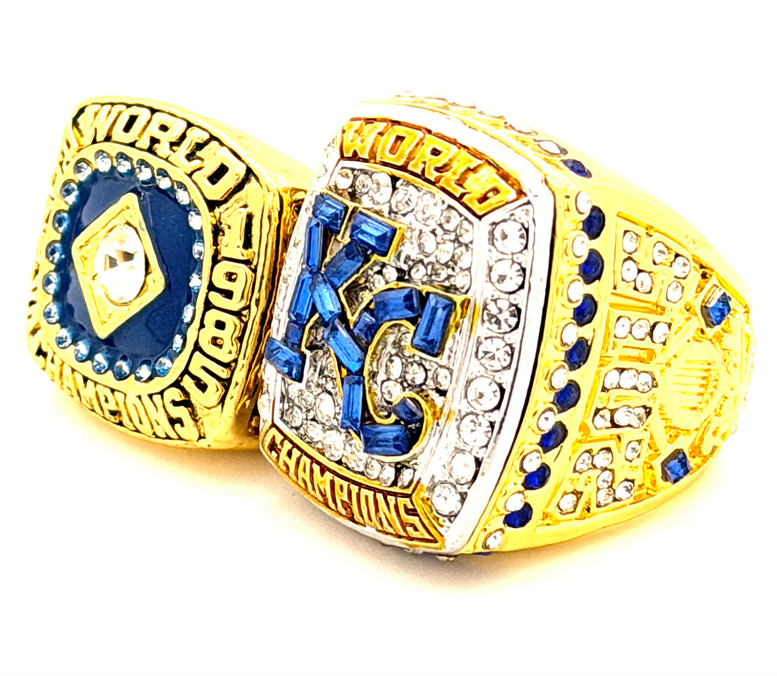 MLB / 1985 AND 2015 Kansas City Royals World Series Championship Rings Set