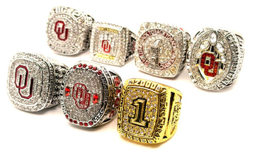NCAA / 2000 2015 2016 2017 2018 2019 2020 Oklahoma Sooners Championship Rings Set