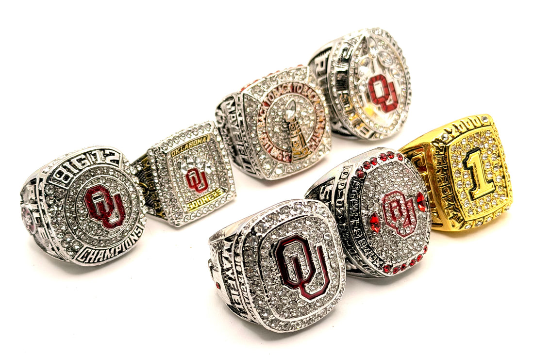 NCAA / 2000 2015 2016 2017 2018 2019 2020 Oklahoma Sooners Championship Rings Set