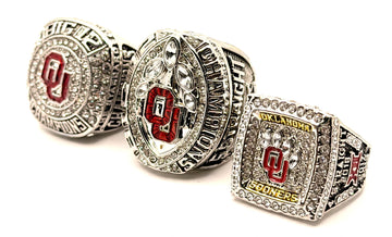 NCAA /2018 2019 2020 Oklahoma Sooners Championship Rings Set